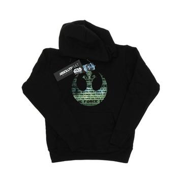 Rogue One I´m One With The Force Alliance Emblem Green Kapuzenpullover