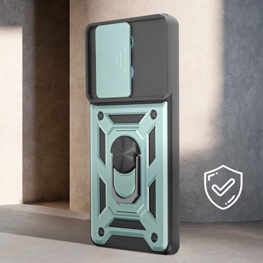 Avizar  Coque Xiaomi Redmi Note 13 5G Bague Vert 