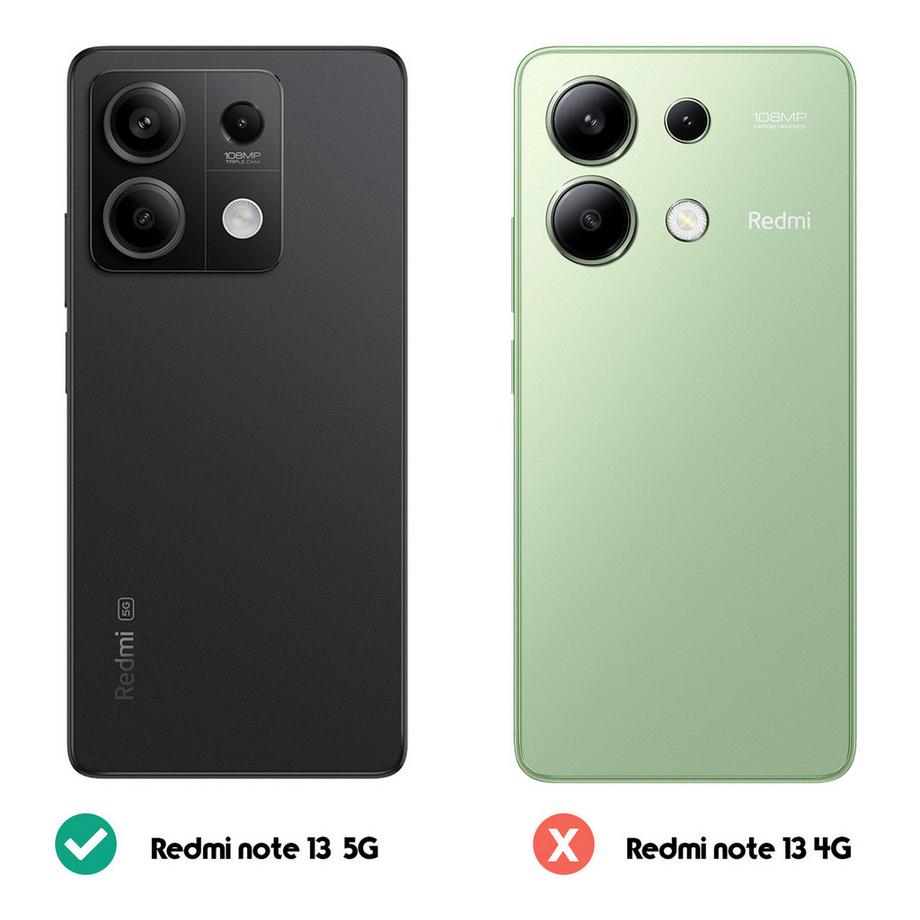 Avizar  Coque Xiaomi Redmi Note 13 5G Bague Vert 