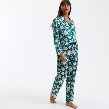 Pyjama imprimé en satin