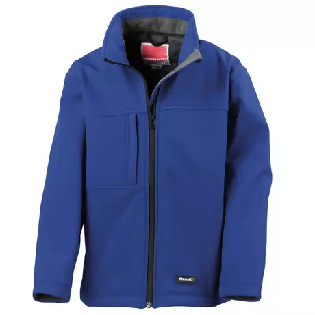 Result Childrens Unisex Waterproof Classic Softshell 3 Layer Jacket  Bleu Royal