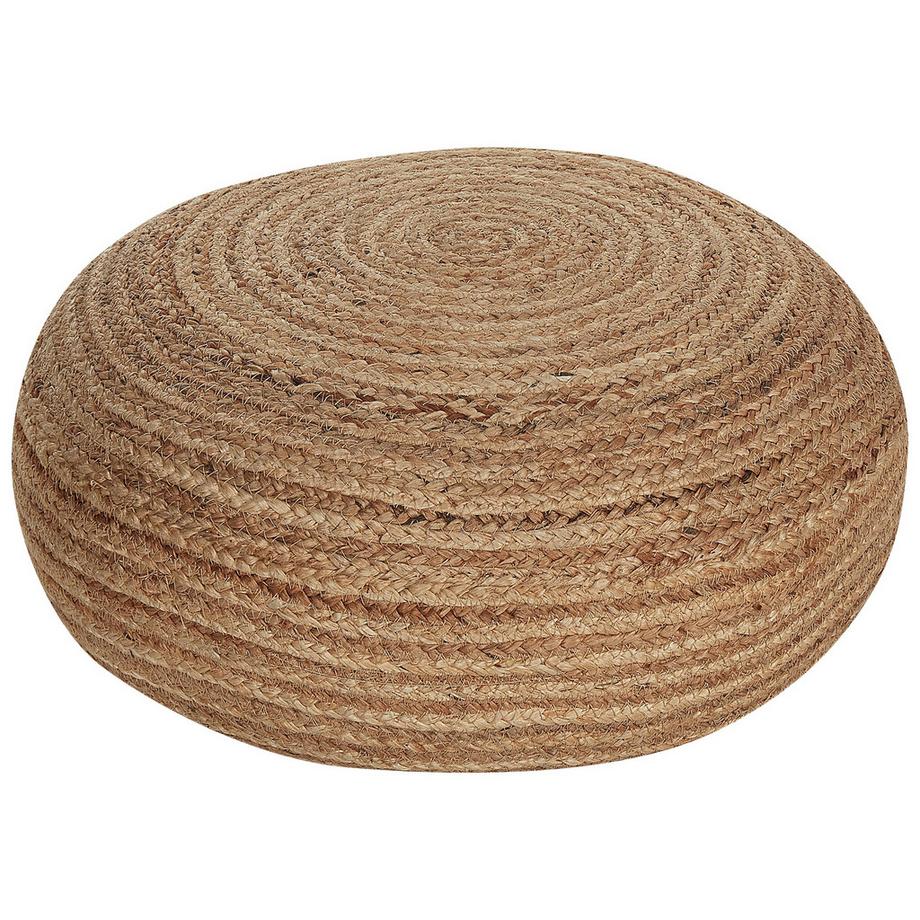 Beliani Pouf en Jute  TIFELT  