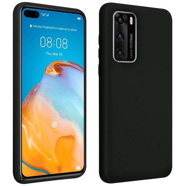 Avizar  Coque Huawei P40 Soft Touch Noir 