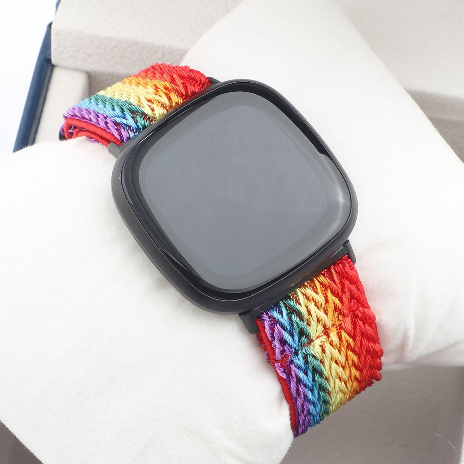 Cover-Discount  Fitbit Versa 4 / Sense 2 - Nylon Ersatzarmband 