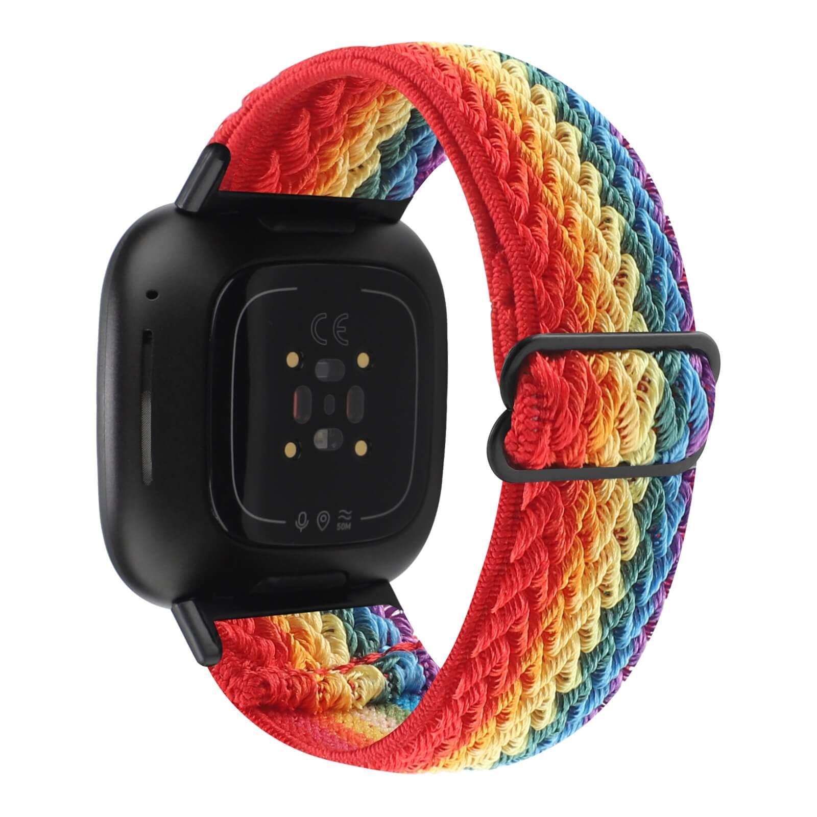 Cover-Discount  Fitbit Versa 4 / Sense 2 - Nylon Ersatzarmband 