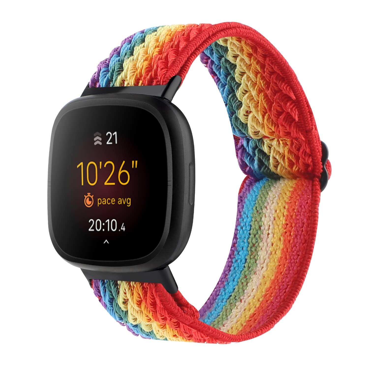 Cover-Discount  Fitbit Versa 4 / Sense 2 - Nylon Ersatzarmband 