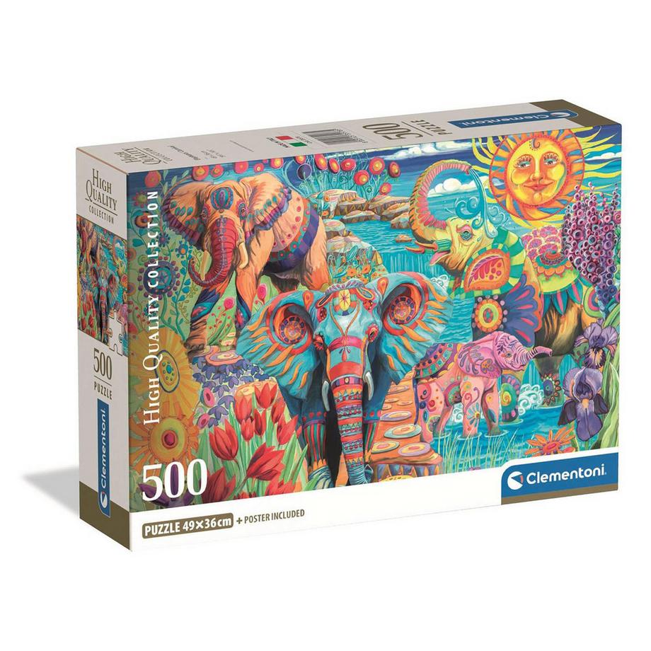 Puzzle Elefantenkarneval (500Teile)