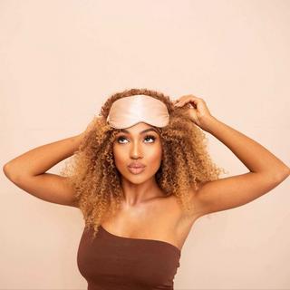 VBEAUTY  Premium Seiden Schlafmaske - Rosé 