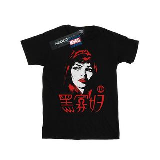 MARVEL  Black Widow Chinese Logo TShirt 