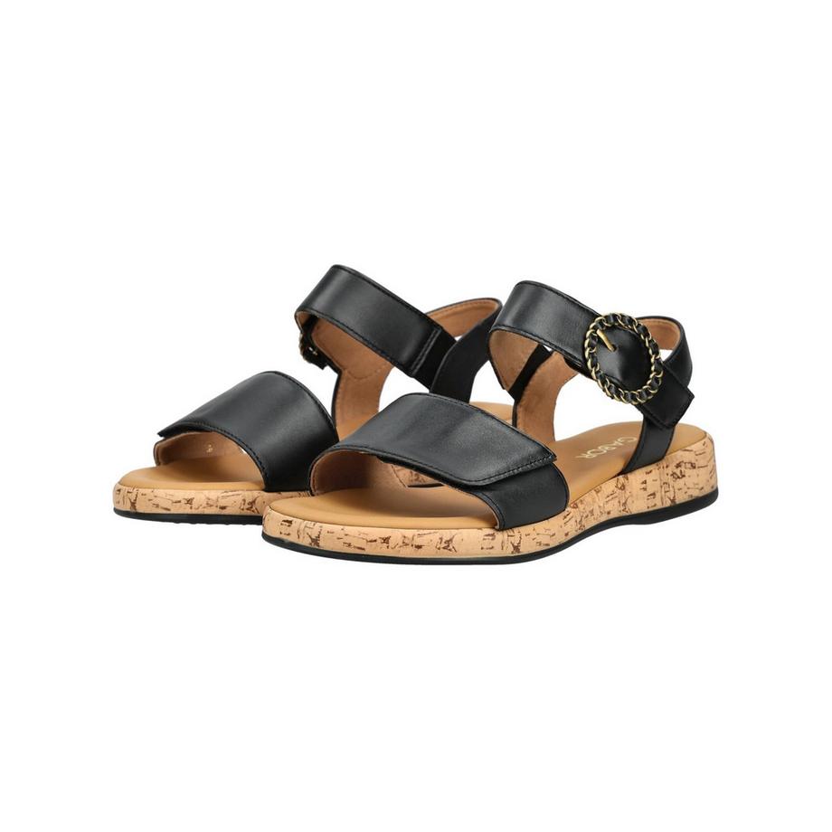 Gabor Sandali con due cinghie e chiusura a velcro  