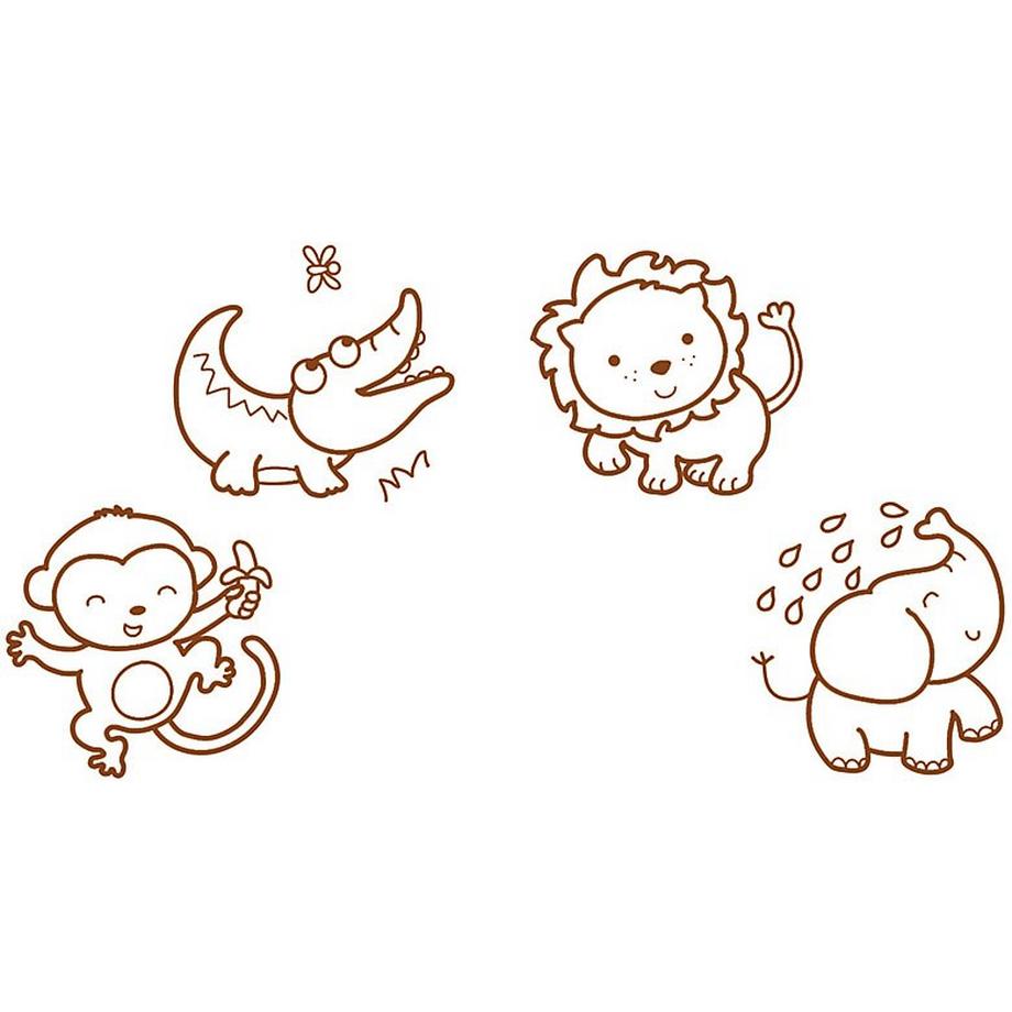 Aladine Stampo Baby Safaritiere (4Stempel)  