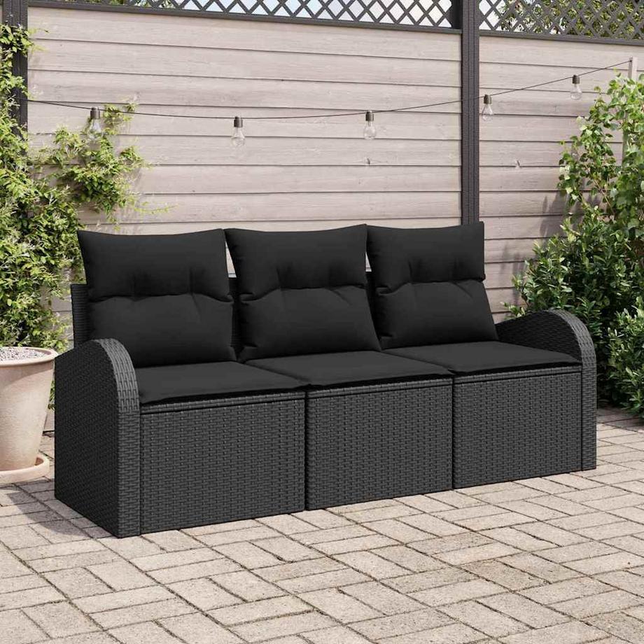 VidaXL Set di divani da esterno Polyrattan  