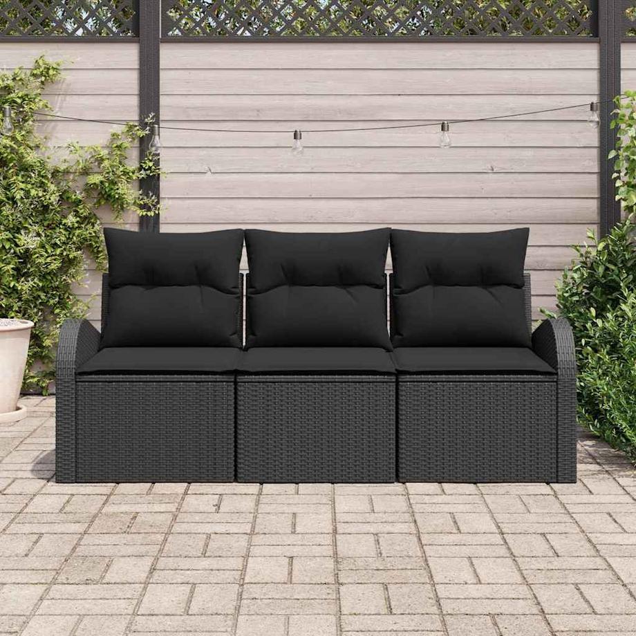 VidaXL Set di divani da esterno Polyrattan  
