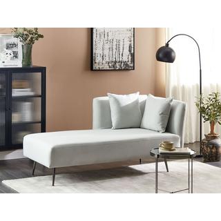 Beliani Chaise longue côté droit en Polyester Moderne RIOM  