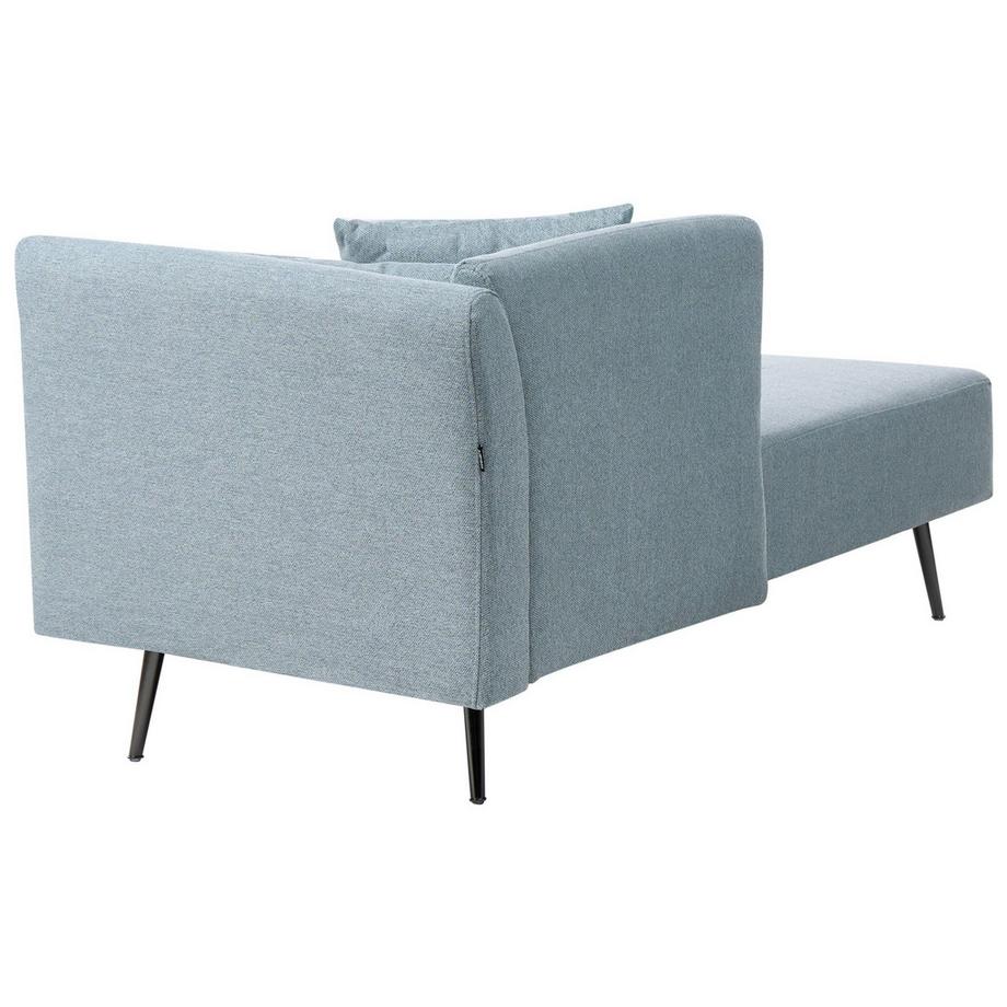 Beliani Rechtsseitige Chaiselounge aus Stoff Modern RIOM  