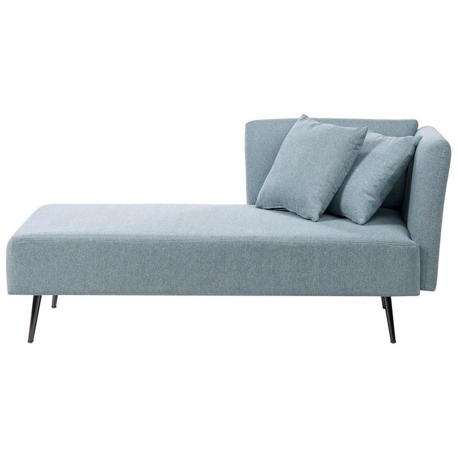 Beliani Rechtsseitige Chaiselounge aus Stoff Modern RIOM  