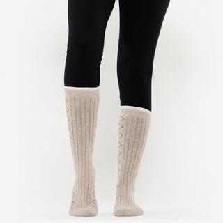 KIMJALY Meditationssocken Merinowolle gemustert  