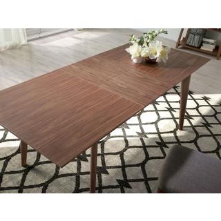 ANGEL CERDA Table à manger à rallonge rectangulaire noyer  