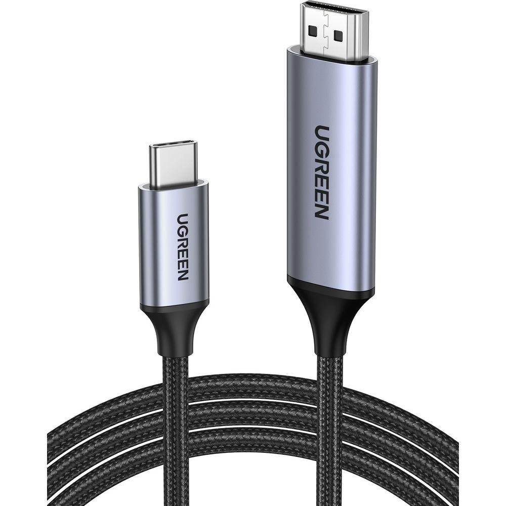UGREEN  UGREEN USB-C vers HDMI, 1,5 m - Gris-noir 