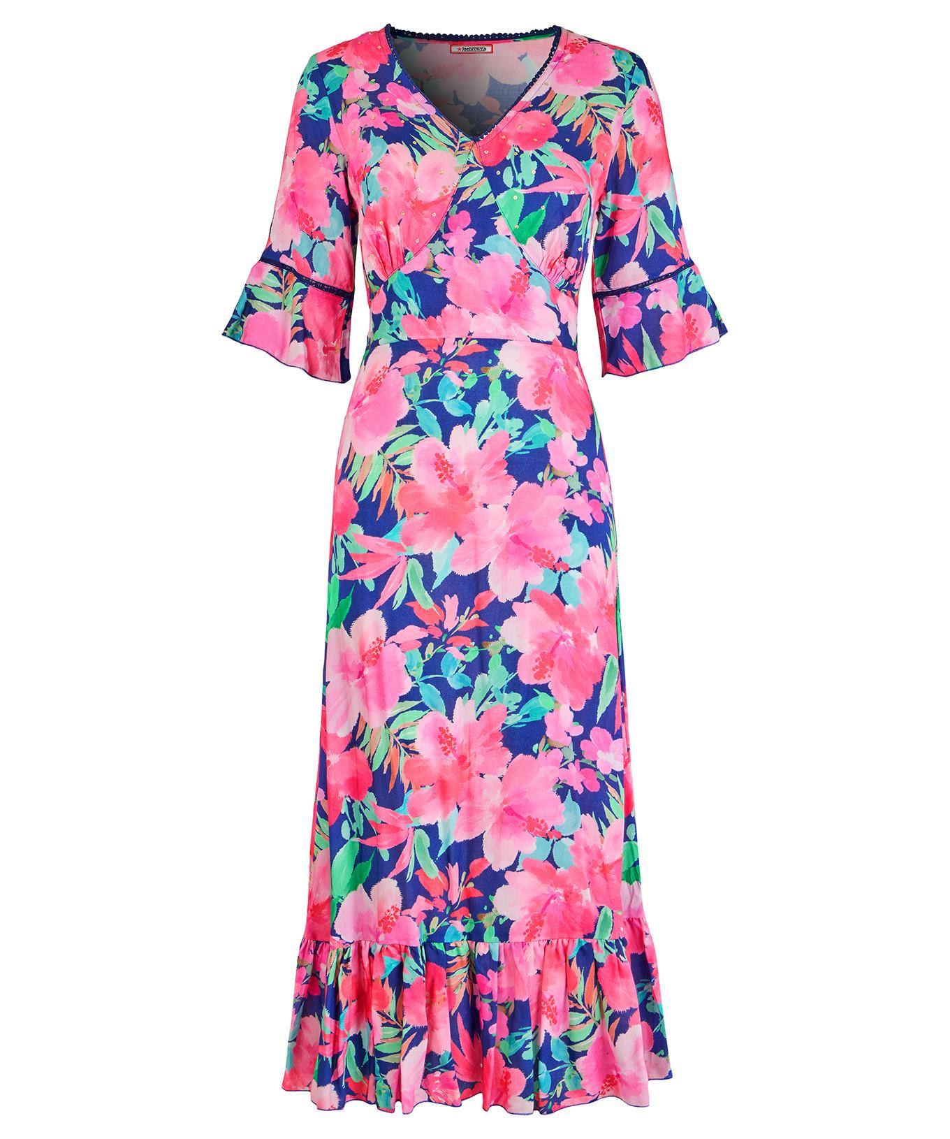 Joe Browns Abito con Maniche Larghe e Stampa Floreale  