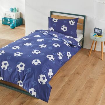 Bettwäsche-Set Blue Goal aus Baumwolle