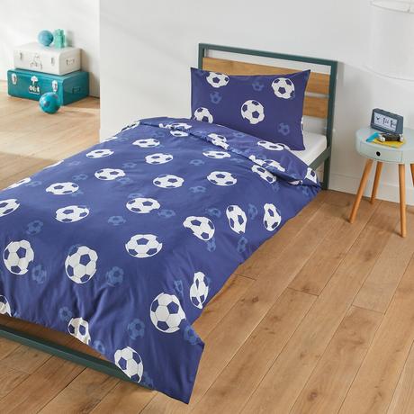 SO'HOME Bettwäsche-Set Blue Goal aus Baumwolle  
