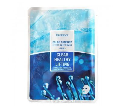 Deoproce  Color Synergy Effect Sheet Mask Blue 