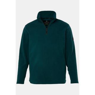 JP1880  Pullover polo per l'outdoor in pile con zip sul collo, fino alla tg. 7XL 