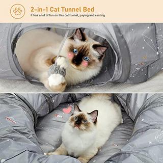 Alopini  Basis Cat Tunnel Modernisiertes Katzenspielzeug Kreis Tunnel für Katzen 