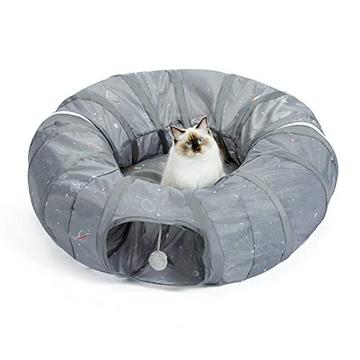 Basis Cat Tunnel Modernisiertes Katzenspielzeug Kreis Tunnel für Katzen