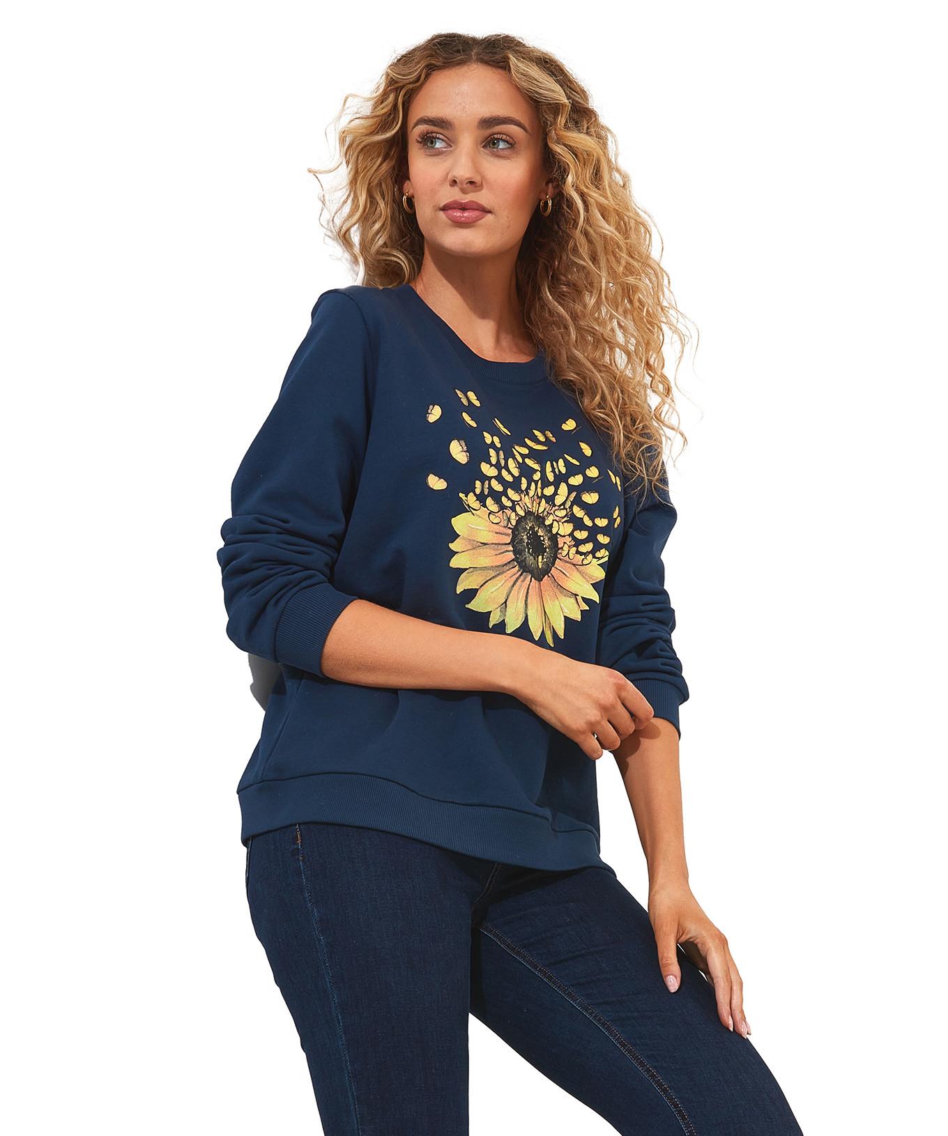 Joe Browns  Sonnenblumen Grafik-Sweatshirt 