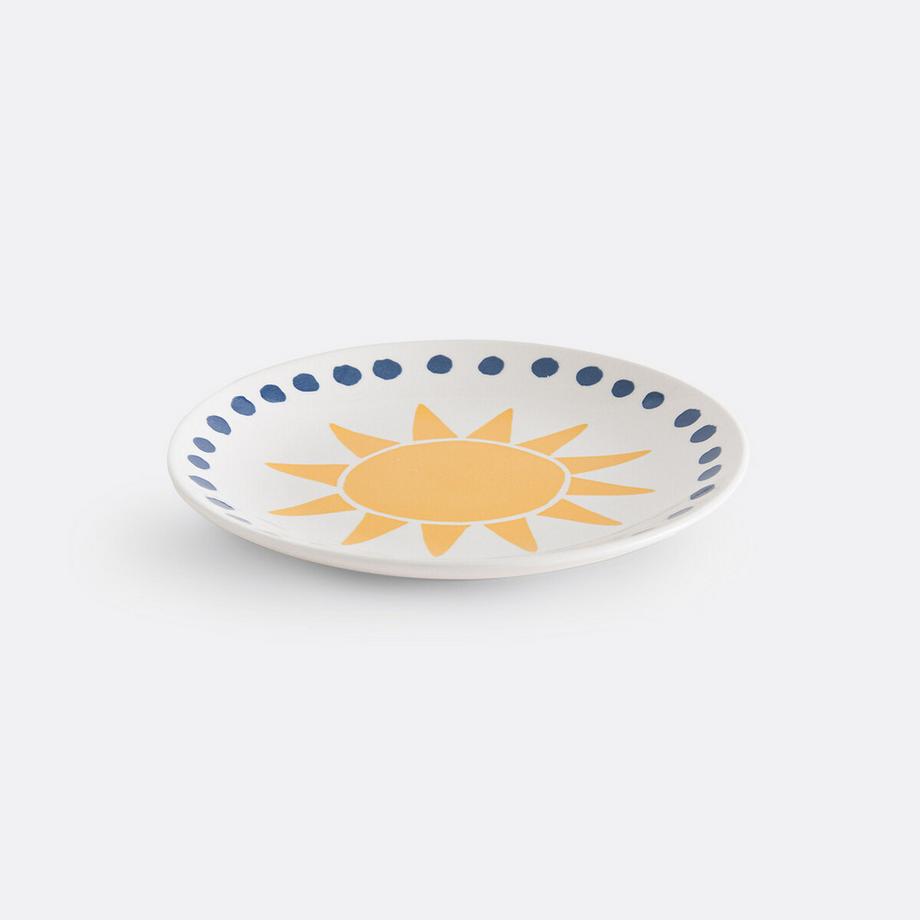 La Redoute Intérieurs Lot de 4 assiettes dessert motif  