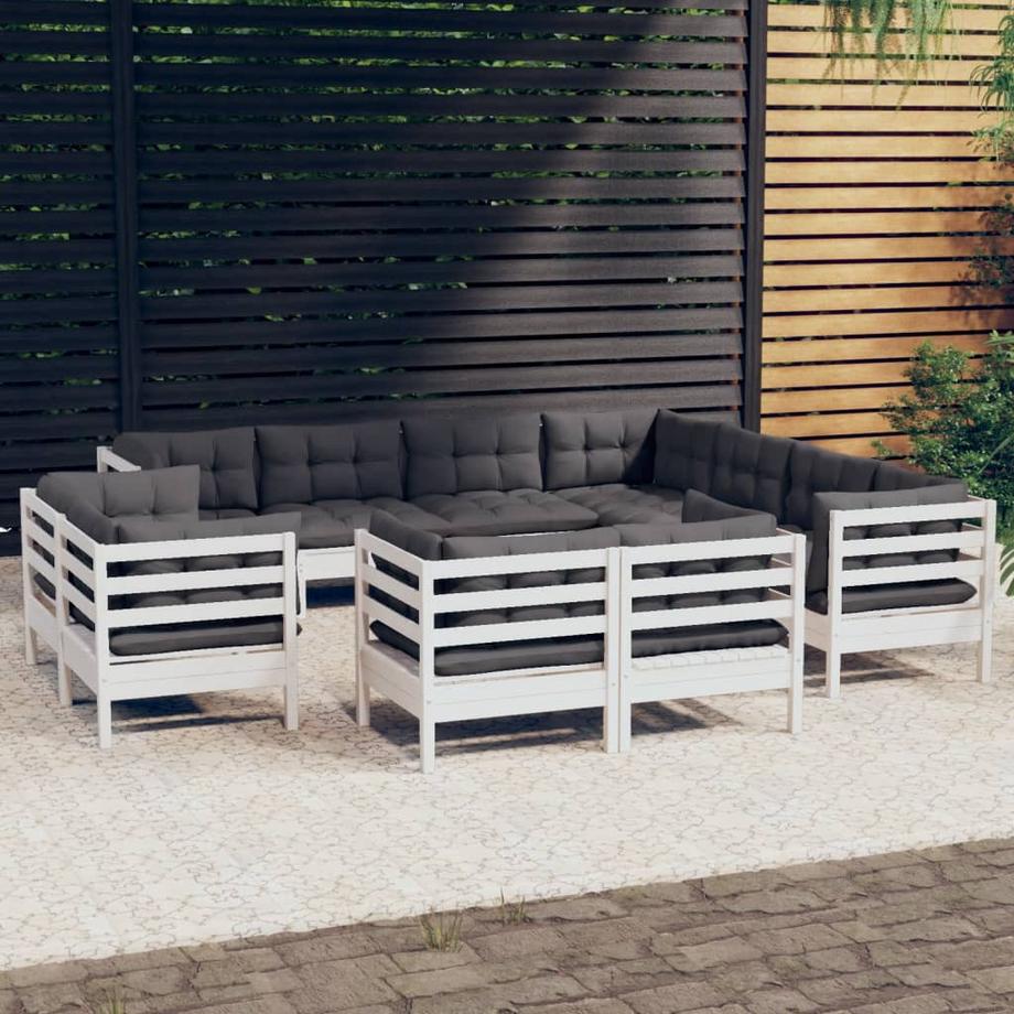 VidaXL Garten-lounge-set kiefernholz  