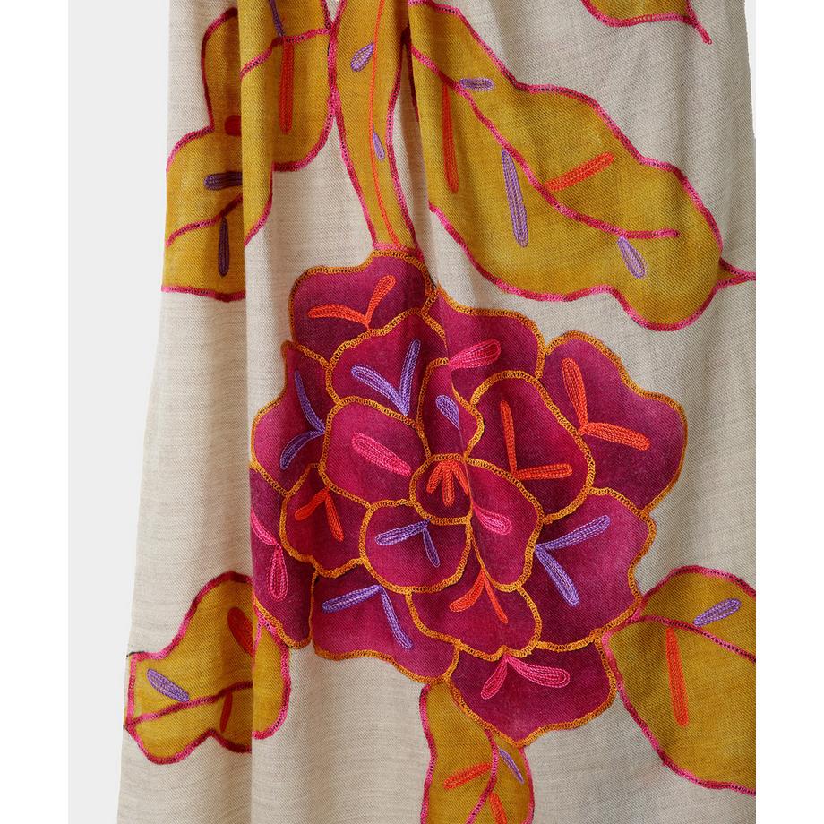 Joe Browns Floraler Seidenschal aus Wolle  