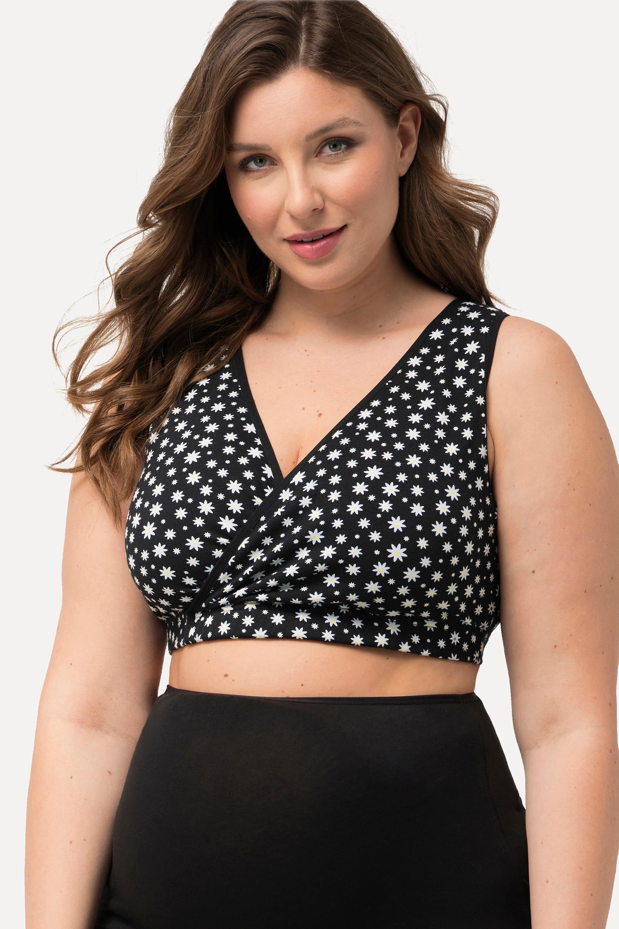 Ulla Popken Bellieva Bustier Allattamento Pizzo Cotone Biologico  