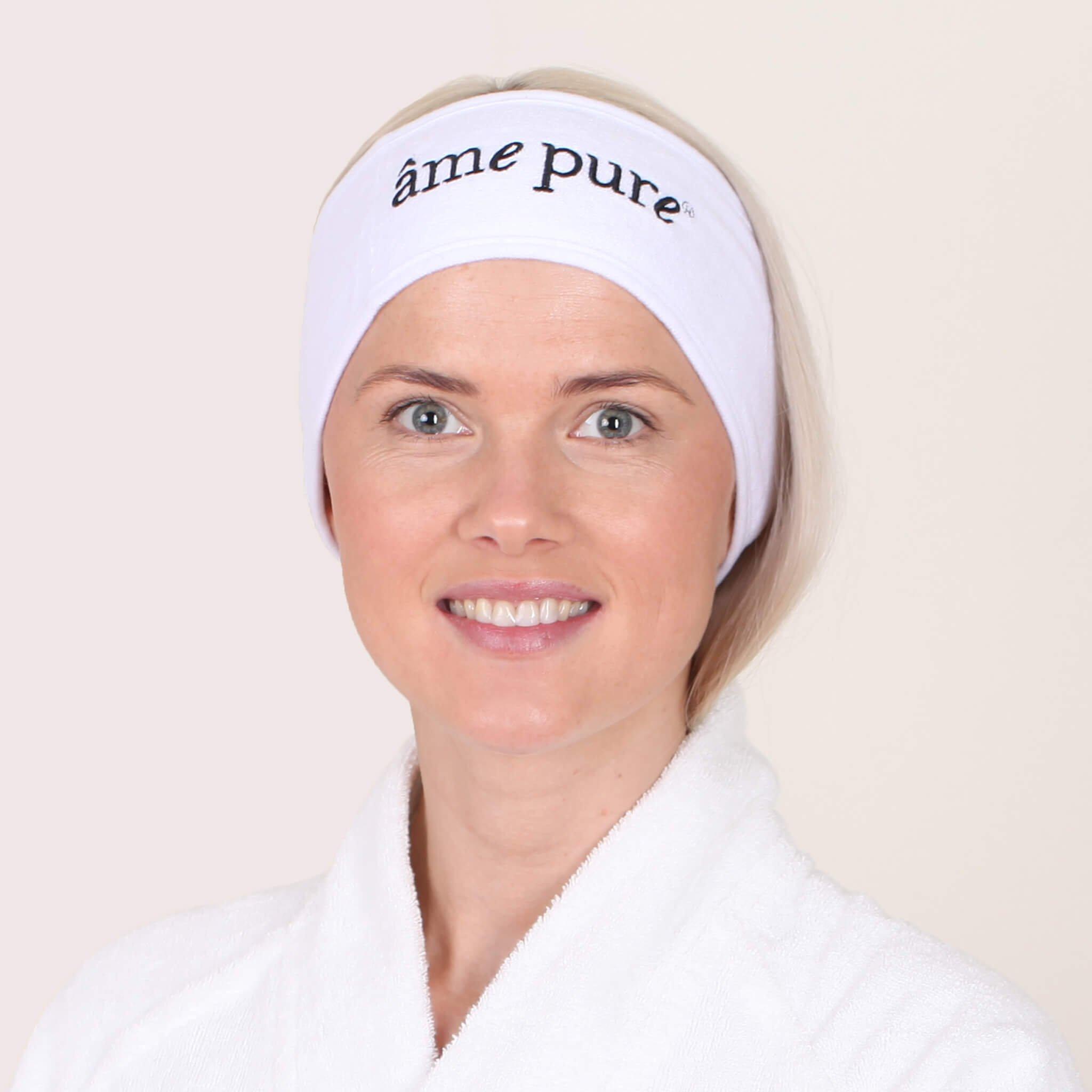 âme pure  3 x SPA Headbands - Stirnband / Lösung um Ihr Haar effektiv zurück zu halten 