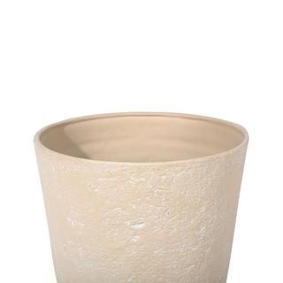 Beliani Vaso per piante piccole en Polvere di Pietre Classico CAMIA  