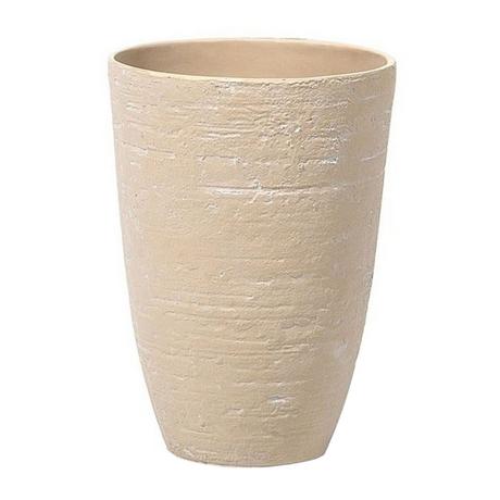 Beliani Vaso per piante piccole en Polvere di Pietre Classico CAMIA  