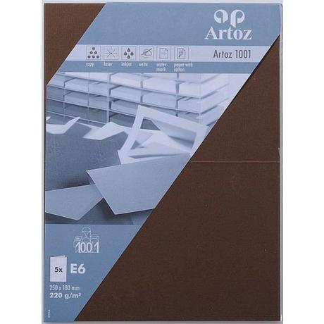 Artoz ARTOZ Karten 1001 E6, 5 Blatt  