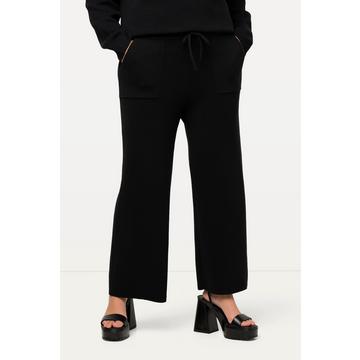 Jupe-culotte en maille Rose, coupe large et ceinture élastique