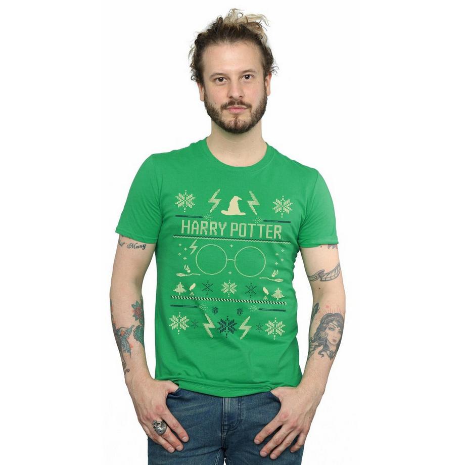 HARRY-POTTER Ugly Christmas Sweater T-Shirt  
