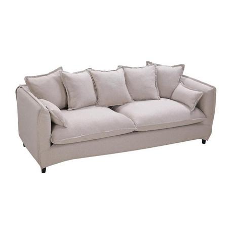 Vente-unique 3SitzerSofa RAMSES Stoff  