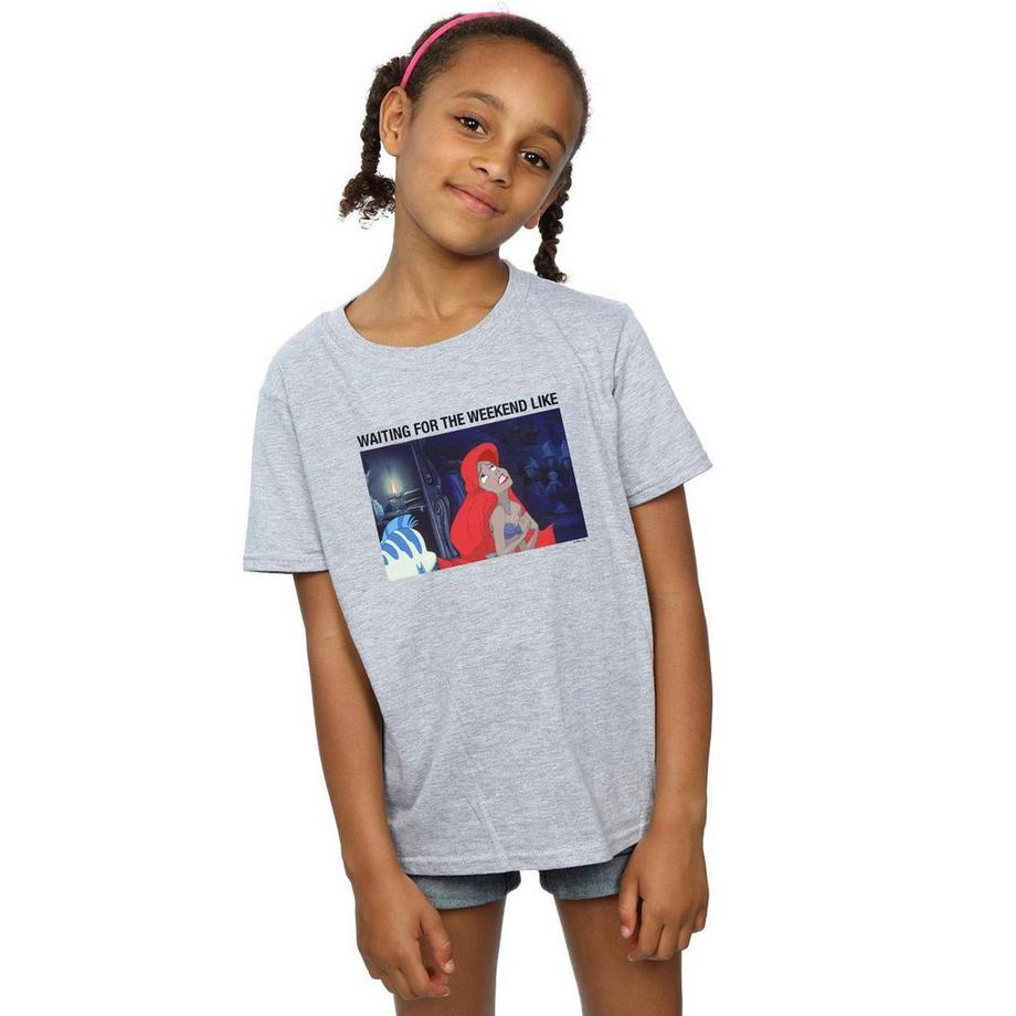 Disney  The Little Mermaid Waiting For The Weekend TShirt 