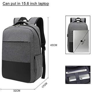 Only-bags.store Laptop Rucksack Wasserabweisender Schulrucksack  