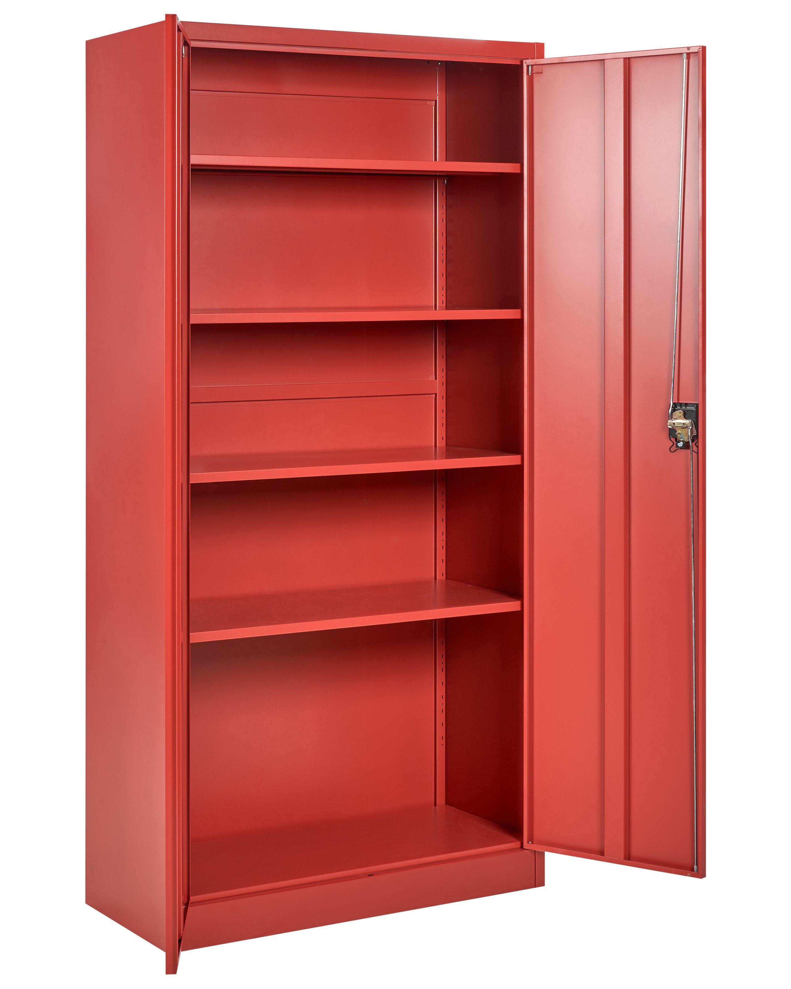 Beliani Meuble de rangement en Acier Moderne FELDSPAR  