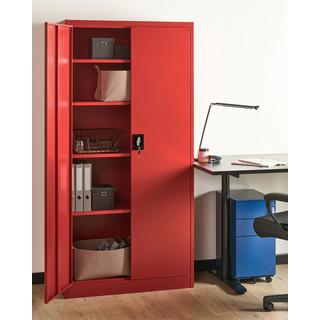 Beliani Meuble de rangement en Acier Moderne FELDSPAR  