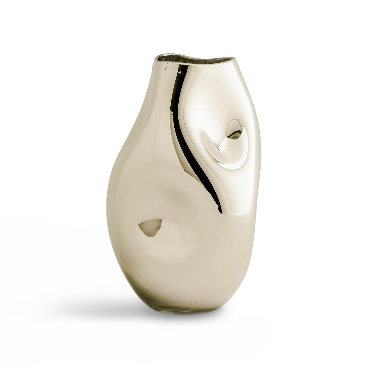 AM.PM Vase Cozi aus mundgeblasenem Glas in Metallic-Optik  