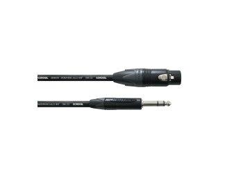 Cordial  Cordial CPM 10 FV Audio-Kabel 10 m 6.35mm XLR (3-pin) Schwarz 