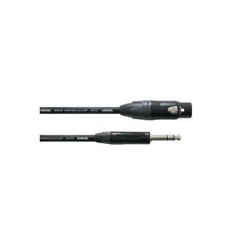 Cordial CPM 10 FV Audio-Kabel 10 m 6.35mm XLR (3-pin) Schwarz