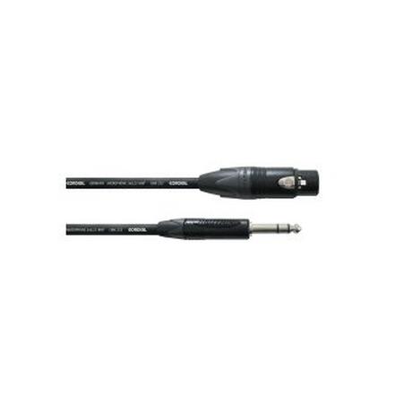 Cordial  Cordial CPM 10 FV cavo audio 10 m 6.35mm XLR (3-pin) Nero 